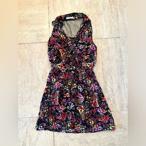 Papaya Juniors Multi Colored Sleeveless Summer Dress Size Small w/Pockets